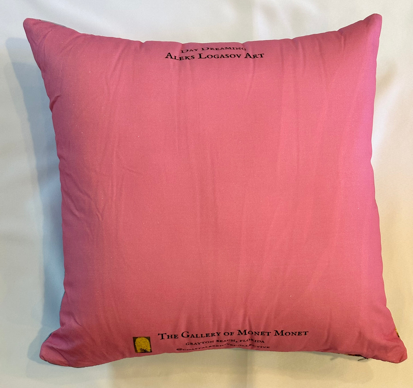 "Daydreaming" Aleks Logasov Original Art Pillow 20x20