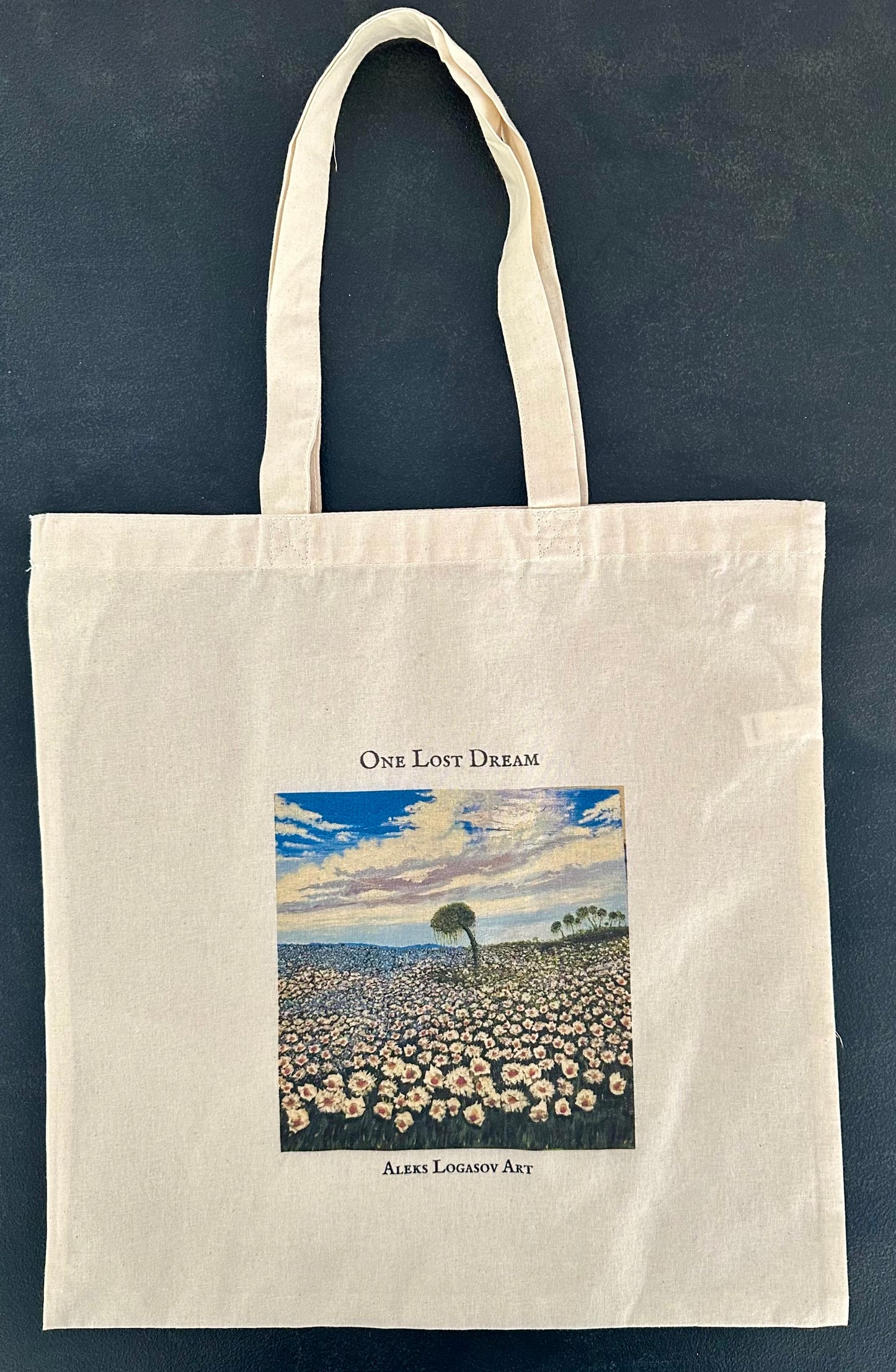 "One Lost Dream" Aleks logasov Original Art Canvas Tote